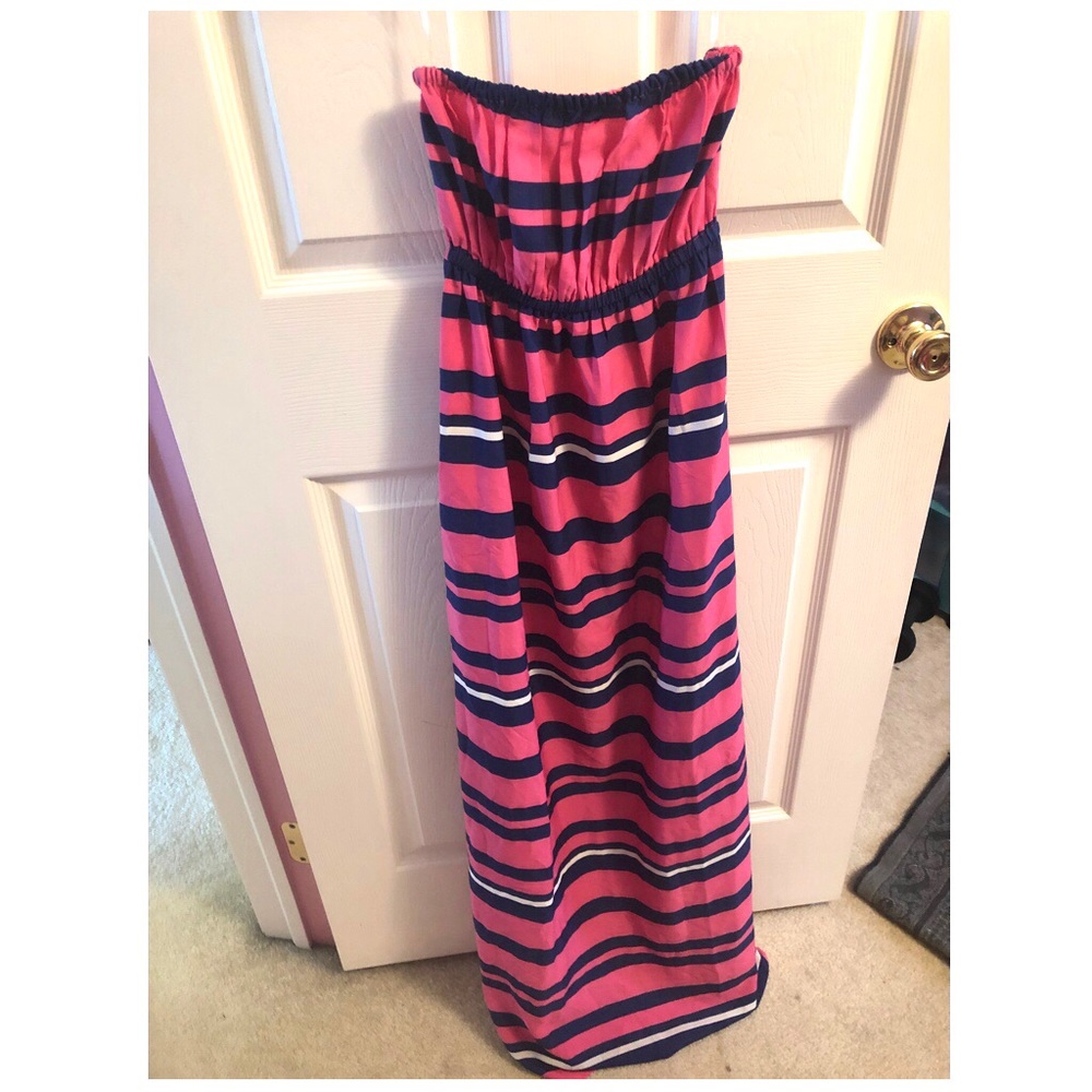 Charlotte Russe Strapless Maxi Beach Dress